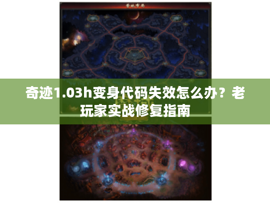 奇迹1.03h变身代码失效怎么办？老玩家实战修复指南