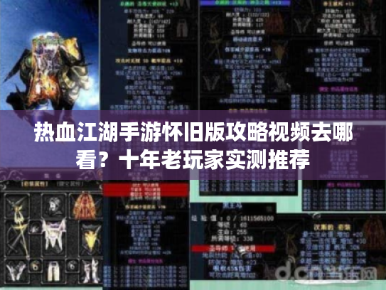 热血江湖手游怀旧版攻略视频去哪看？十年老玩家实测推荐