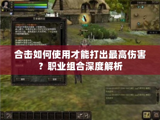 合击如何使用才能打出最高伤害？职业组合深度解析