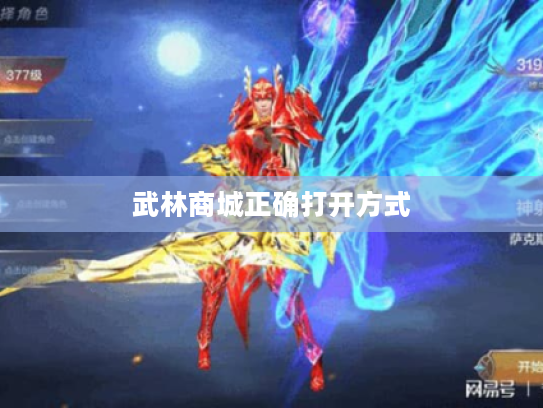 武林商城正确打开方式