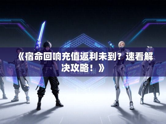 《宿命回响充值返利未到？速看解决攻略！》