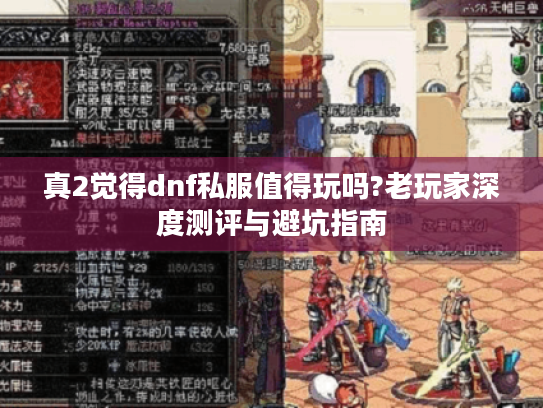 真2觉得dnf私服值得玩吗?老玩家深度测评与避坑指南