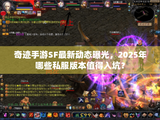 奇迹手游SF最新动态曝光，2025年哪些私服版本值得入坑？