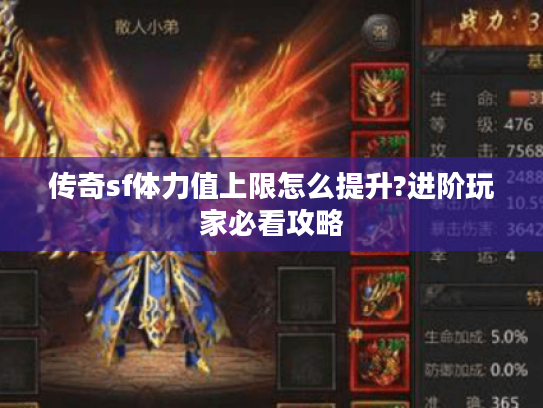 传奇sf体力值上限怎么提升?进阶玩家必看攻略