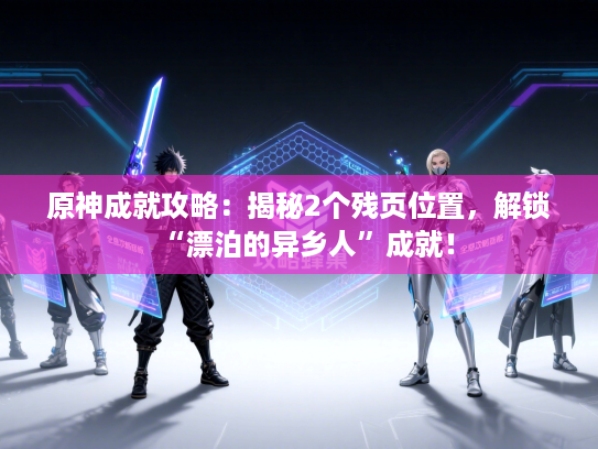原神成就攻略:揭秘2个残页位置,解锁“漂泊的异乡人”成就! 原神成就攻略:揭秘2个残页位置,解锁“漂泊的异乡人”成就!