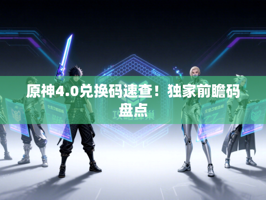 原神4.0兑换码速查!独家前瞻码盘点 原神4.0兑换码速查!独家前瞻码盘点