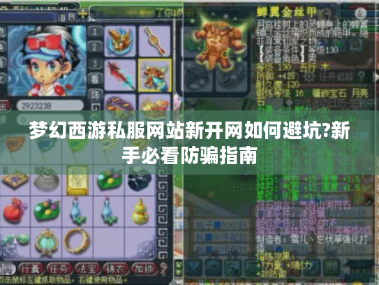 梦幻西游私服网站新开网如何避坑?新手必看防骗指南