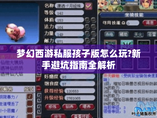 梦幻西游私服孩子版怎么玩?新手避坑指南全解析