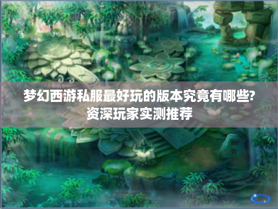 梦幻西游私服最好玩的版本究竟有哪些?资深玩家实测推荐 梦幻西游私服最好玩的版本究竟有哪些?资深玩家实测推荐