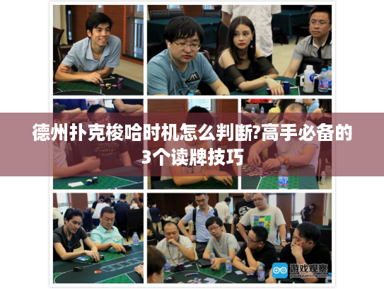 德州扑克梭哈时机怎么判断?高手必备的3个读牌技巧