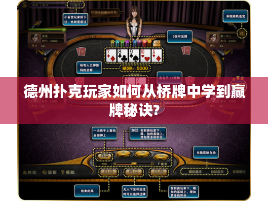 德州扑克玩家如何从桥牌中学到赢牌秘诀?