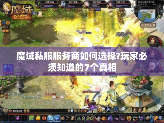 魔域私服服务商如何选择?玩家必须知道的7个真相