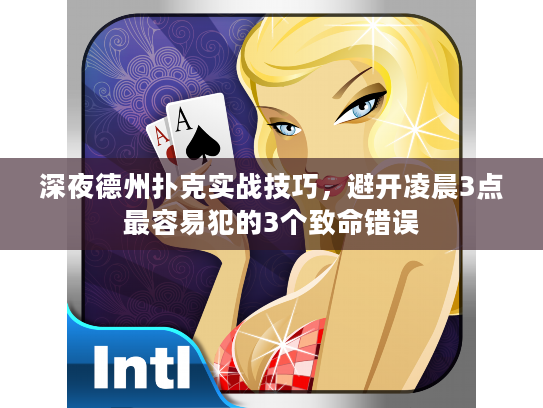 深夜德州扑克实战技巧，避开凌晨3点最容易犯的3个致命错误