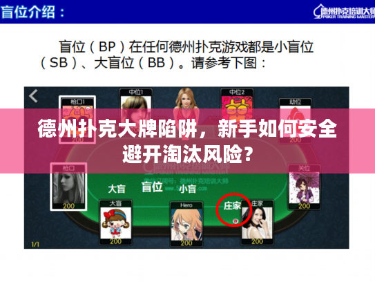 德州扑克大牌陷阱，新手如何安全避开淘汰风险？