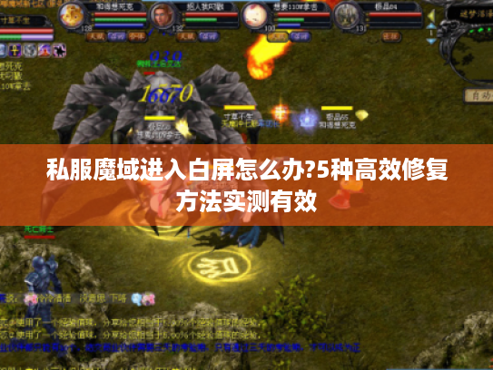 私服魔域进入白屏怎么办?5种高效修复方法实测有效