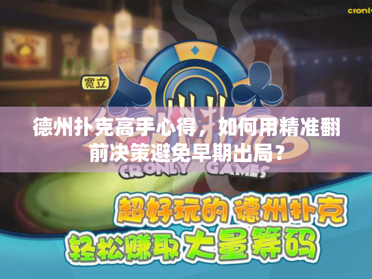 德州扑克高手心得，如何用精准翻前决策避免早期出局？