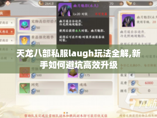 天龙八部私服laugh玩法全解,新手如何避坑高效升级 天龙八部私服laugh玩法全解,新手如何避坑高效升级