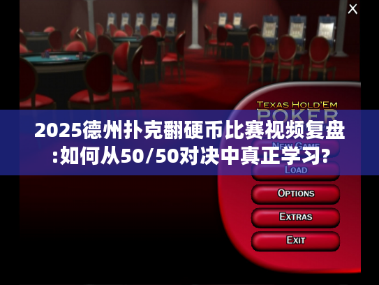 2025德州扑克翻硬币比赛视频复盘:如何从50/50对决中真正学习?