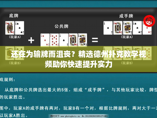 还在为输牌而沮丧？精选德州扑克教学视频助你快速提升实力