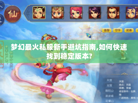 梦幻最火私服新手避坑指南,如何快速找到稳定版本?
