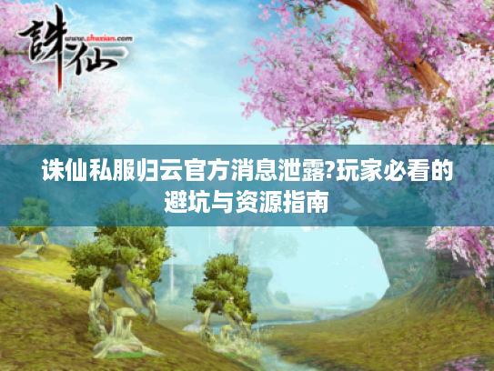 诛仙私服归云官方消息泄露?玩家必看的避坑与资源指南