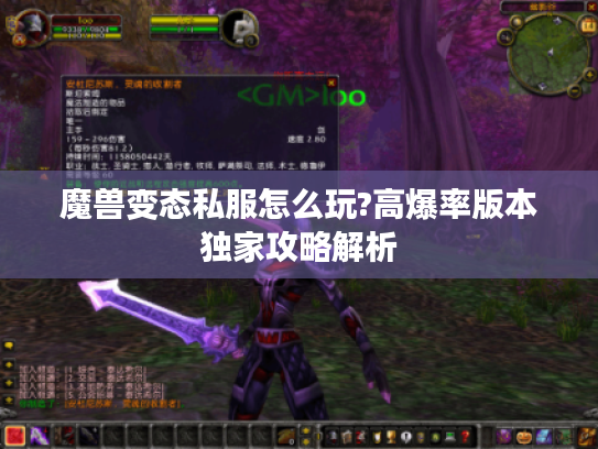 魔兽变态私服怎么玩?高爆率版本独家攻略解析