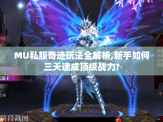 MU私服奇迹玩法全解析,新手如何三天速成顶级战力?