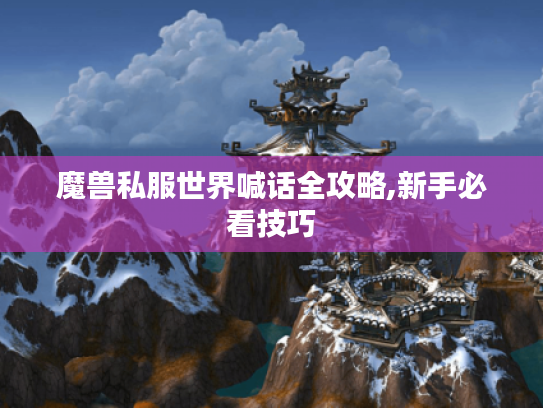 魔兽私服世界喊话全攻略,新手必看技巧