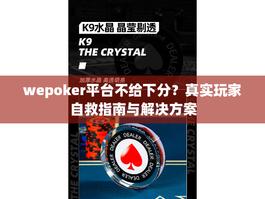 wepoker平台不给下分？真实玩家自救指南与解决方案