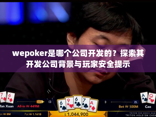 wepoker是哪个公司开发的？探索其开发公司背景与玩家安全提示