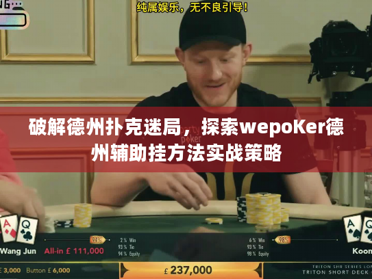 破解德州扑克迷局,探索wepoKer德州辅助挂方法实战策略 破解德州扑克迷局,探索wepoKer德州辅助挂方法实战策略