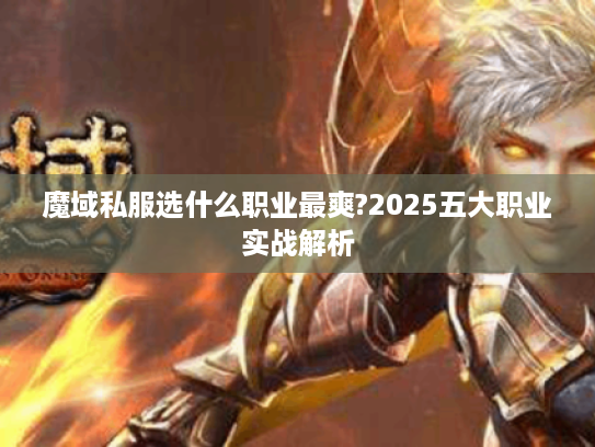 魔域私服选什么职业最爽?2025五大职业实战解析