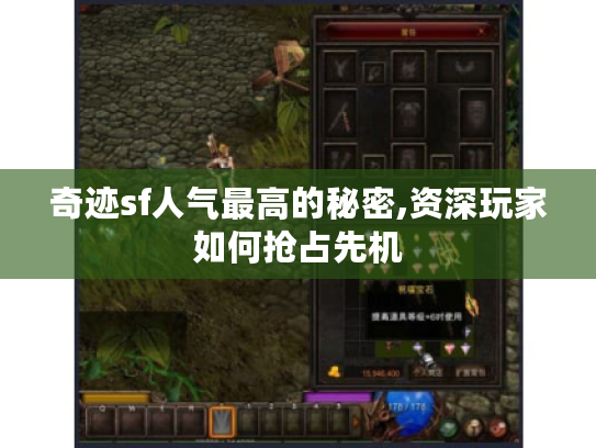 奇迹sf人气最高的秘密,资深玩家如何抢占先机