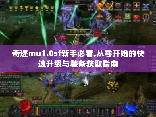 奇迹mu1.0sf新手必看,从零开始的快速升级与装备获取指南