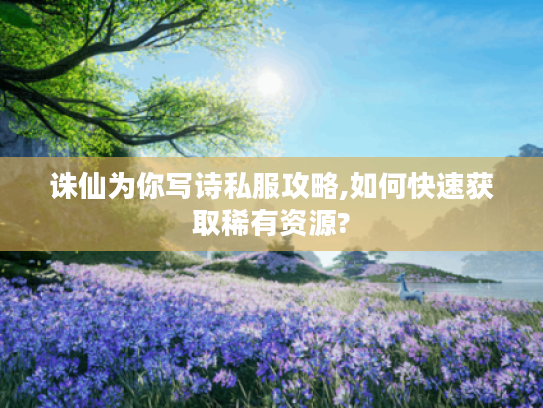 诛仙为你写诗私服攻略,如何快速获取稀有资源?