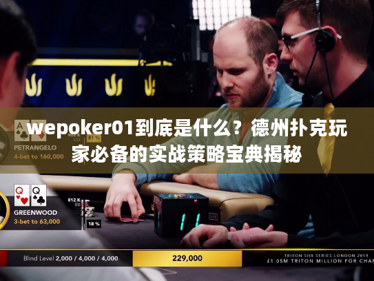 wepoker01到底是什么？德州扑克玩家必备的实战策略宝典揭秘