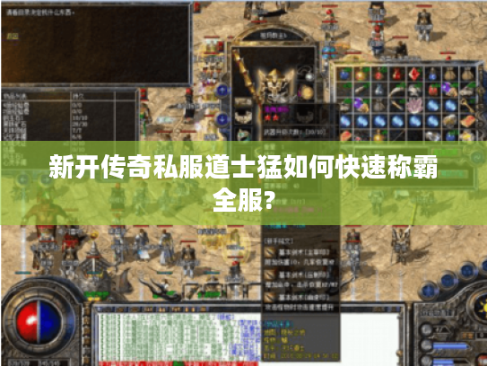 新开传奇私服道士猛如何快速称霸全服?