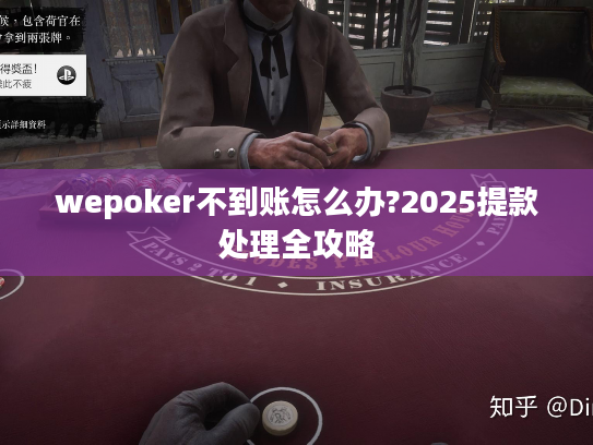 wepoker不到账怎么办?2025提款处理全攻略