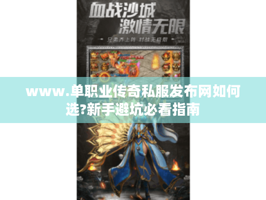 www.单职业传奇私服发布网如何选?新手避坑必看指南