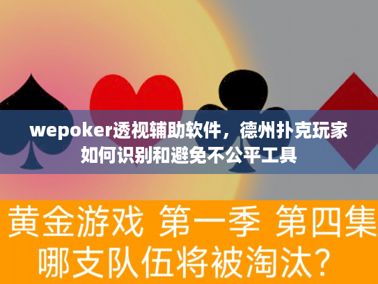 wepoker透视辅助软件,德州扑克玩家如何识别和避免不公平工具 wepoker透视辅助软件,德州扑克玩家如何识别和避免不公平工具