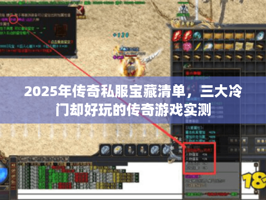 2025年传奇私服宝藏清单，三大冷门却好玩的传奇游戏实测