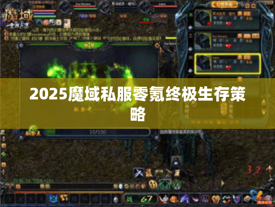 2025魔域私服零氪终极生存策略