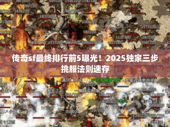 传奇sf最终排行前5曝光！2025独家三步挑服法则速存