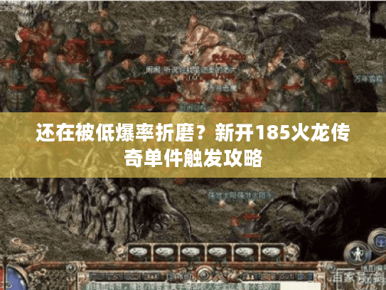 还在被低爆率折磨?新开185火龙传奇单件触发攻略 还在被低爆率折磨?新开185火龙传奇单件触发攻略
