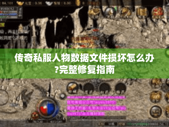 传奇私服人物数据文件损坏怎么办?完整修复指南