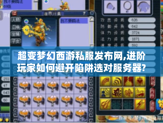 超变梦幻西游私服发布网,进阶玩家如何避开陷阱选对服务器?