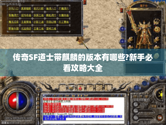 传奇SF道士带麒麟的版本有哪些?新手必看攻略大全 传奇SF道士带麒麟的版本有哪些?新手必看攻略大全