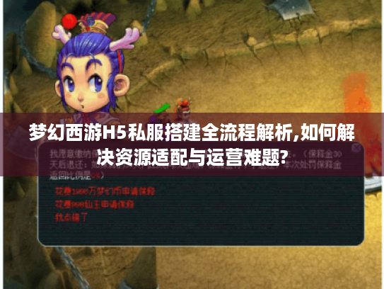 梦幻西游H5私服搭建全流程解析,如何解决资源适配与运营难题?