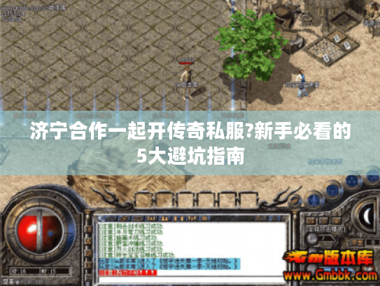 济宁合作一起开传奇私服?新手必看的5大避坑指南