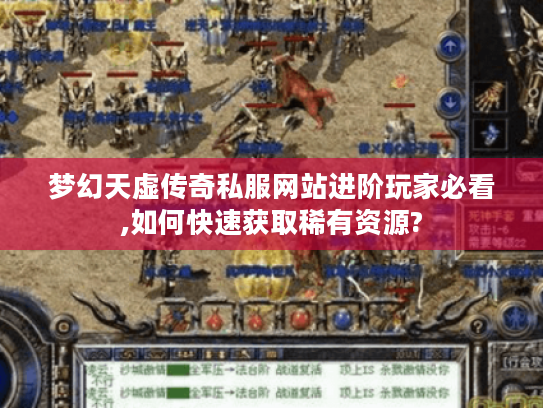 梦幻天虚传奇私服网站进阶玩家必看,如何快速获取稀有资源?